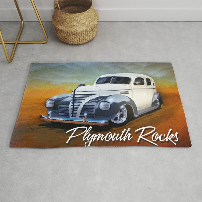 Plymouth Rocks Rug