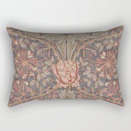 Honeysuckle (1876) by William Morris  Rectangular Pillow