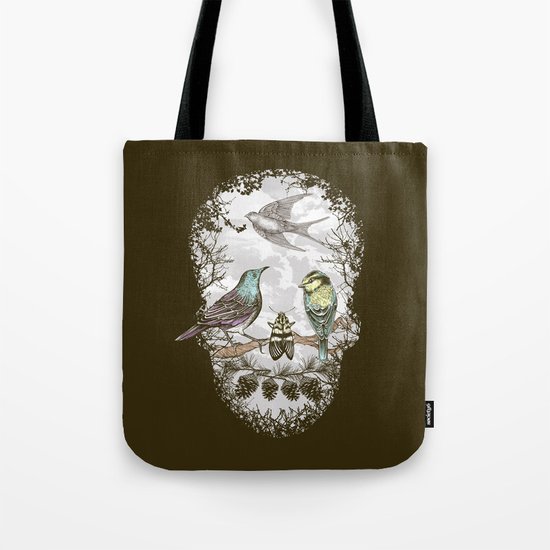 Nature's Skull II Tote Bag