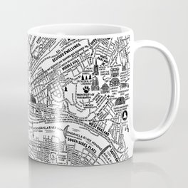Pittsburgh Street Map  Mug
