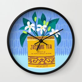 Jasmine Bouquet Florals Wall Clock