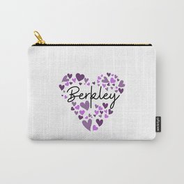 Berkley, purple hearts Carry-All Pouch