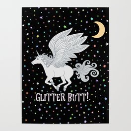 Glitter Butt! Poster