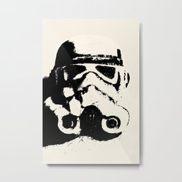The dark side of white Metal Print | Empire, Portrait, Game, Troopers, Comic, Photo, Film, Poster, Stormtrooper, Movie 