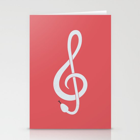 G Snake II Stationery Cards