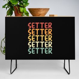 Volleyball setter retro Credenza