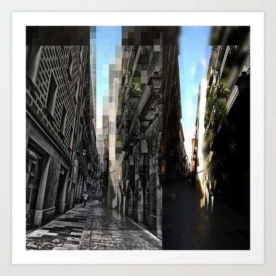 sometimes I just wander Art Print