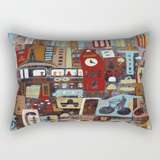 City, City Rectangular Pillow