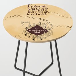 Marauder's Map Side Table