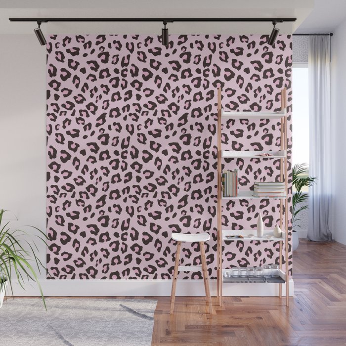 Leopard Print - Pink Chocolate Original Wall Mural