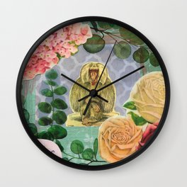 For the Love of Monkeys Wall Clock