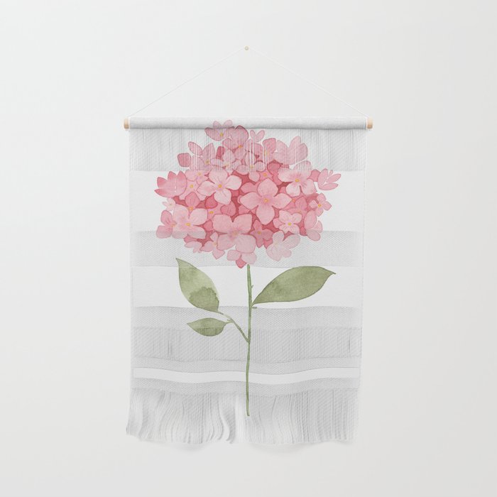 Pink hydrangea Wall Hanging