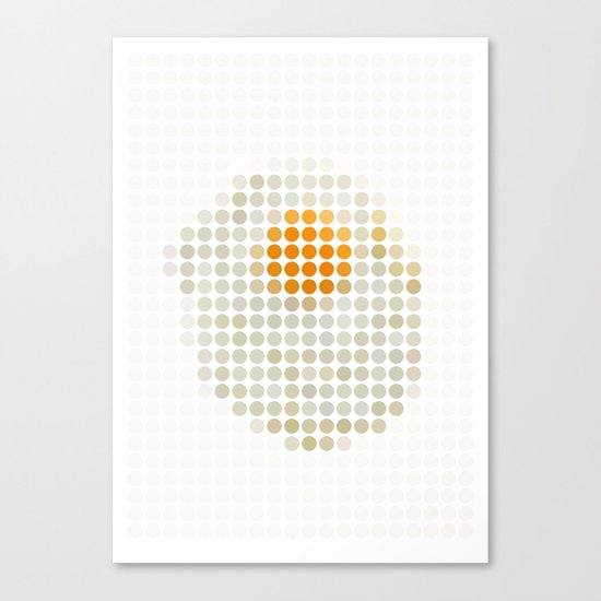 and egg. Canvas Print