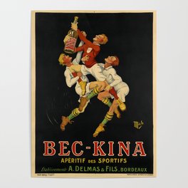 altes Plakat bec - kina. circa 1920 Poster | Digital, Bec,  , Circa, 1920, Typography, Graphicdesign, Kina 