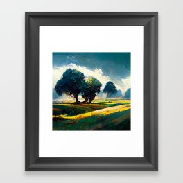 Countryside Paradise Framed Art Print