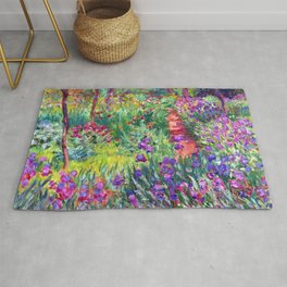 Claude Monet Garden in Giverny Rug