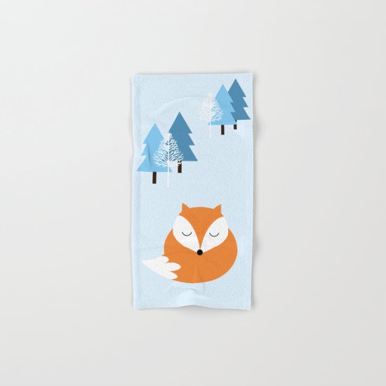 Sweet dreams with fox Hand & Bath Towel