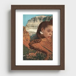 road to home Recessed Framed Print