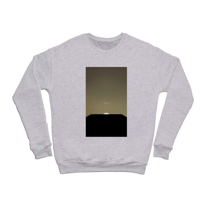 2001 Space Odyssey Minimal Dawn of Man Monolith Alignment Crewneck Sweatshirt