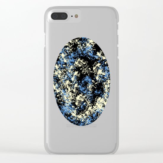 Abstract 9 Clear iPhone Case