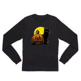 Still Life with Feline and Gourd Long Sleeve T Shirt