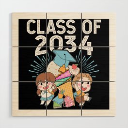 Class of 2034 Wood Wall Art