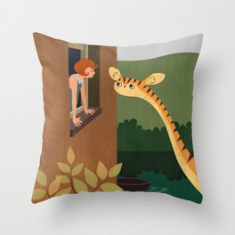 Come Outside Throw Pillow