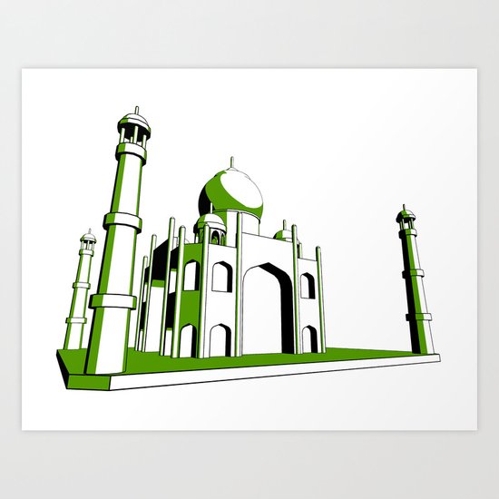 Taj Mahal Art Print