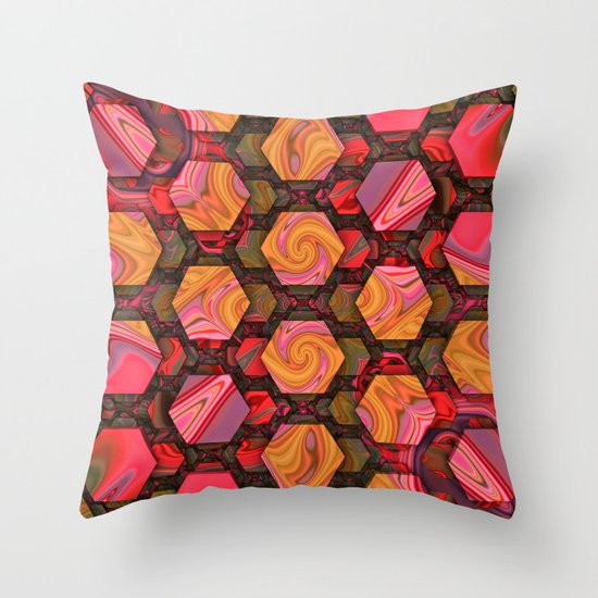 Hexed Throw Pillow