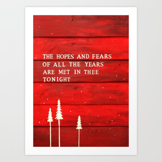 Hopes and Fears Art Print