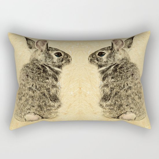 Rabbit Rectangular Pillow