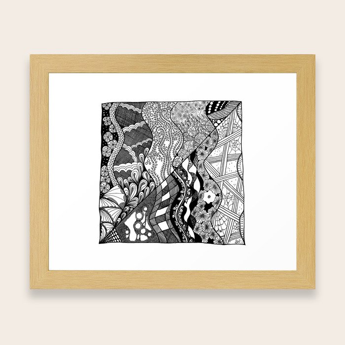 Abstracted Garden 1 Framed Art Print