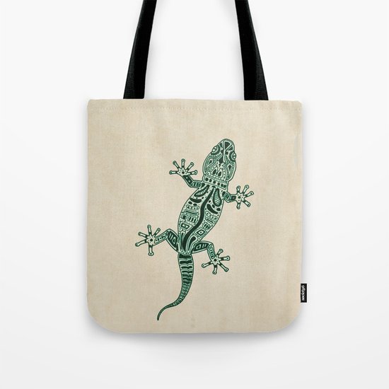 Ornate Lizard Tote Bag