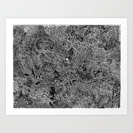 Oodles of Doodles Art Print