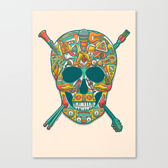 Music Isn't Dead Canvas Print
