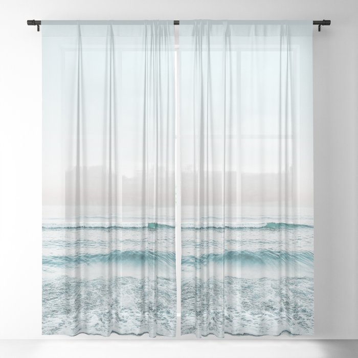 Laguna Beach California Sheer Curtain