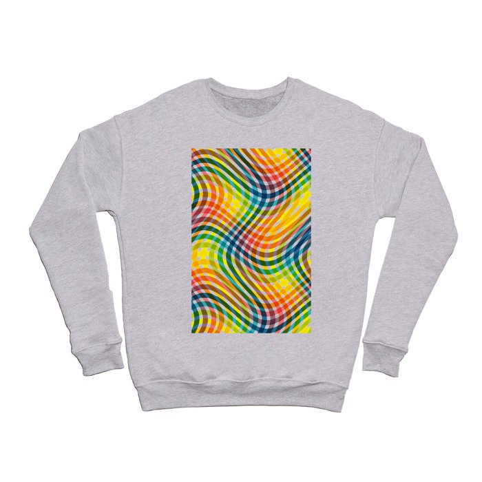 Abstract Colorful Pattern Design. Crewneck Sweatshirt