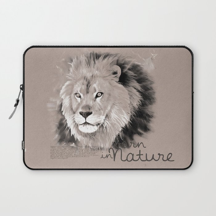 Lion (BornInNature) Laptop Sleeve