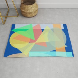 Dance Of The Colored Shapes Part 2 Rug