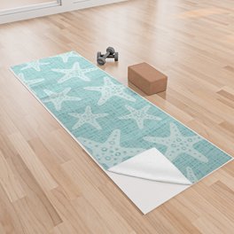 Sweet Starfish Pattern 245 Aqua Yoga Towel