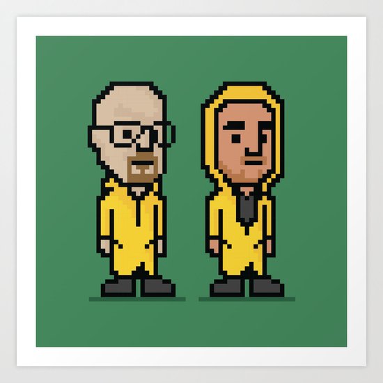 8-Bit: Breaking Bad Art Print