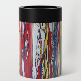 Abstract trees and fire Can Cooler