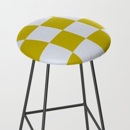 Green and Blue Growing Pattern Bar Stool