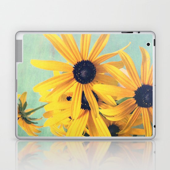 Sweet Yellow Flowers Laptop & iPad Skin