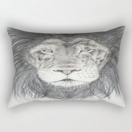 the lion Rectangular Pillow