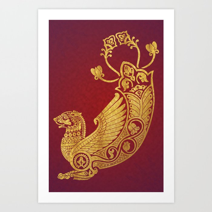 Simurgh Art Print