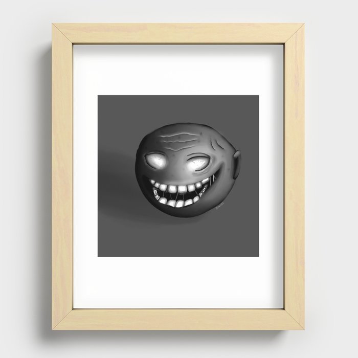 mad ball Recessed Framed Print
