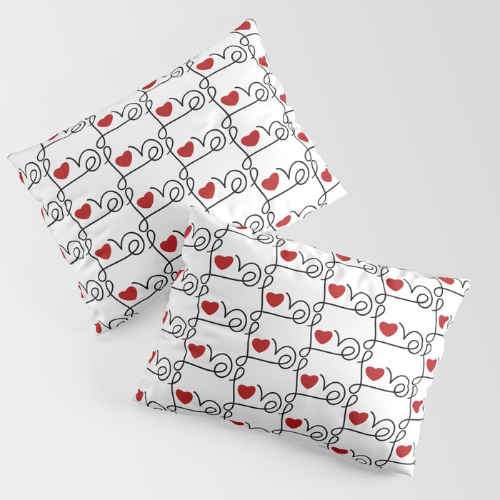 Sweet Love for your Valentine Handwritten Pillow Sham