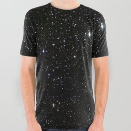 Space - Stars - Starry Night - Black - Universe - Deep Space All Over Graphic Tee