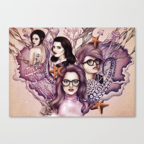 Us and Them Canvas Print